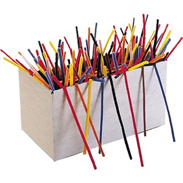 PAC911201 4 mm Chenille Stems Classpack - Pack of 1000