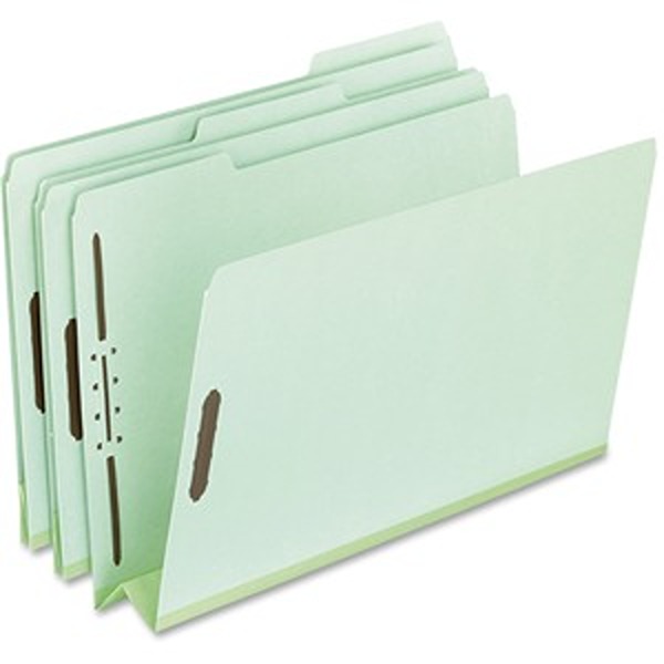 PFX17182 3 in. Expansion Fastener Letter Folder, Green - Pack of 25