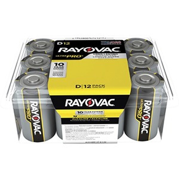 RAYALD12PPJ Ultra Pro D Batteries, Pack of 12