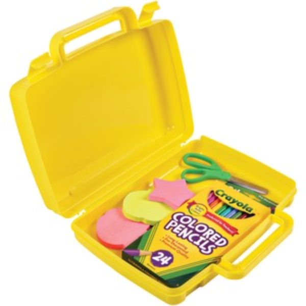 Picture of Deflecto DEF39506YEL protective Storage Case, Yellow