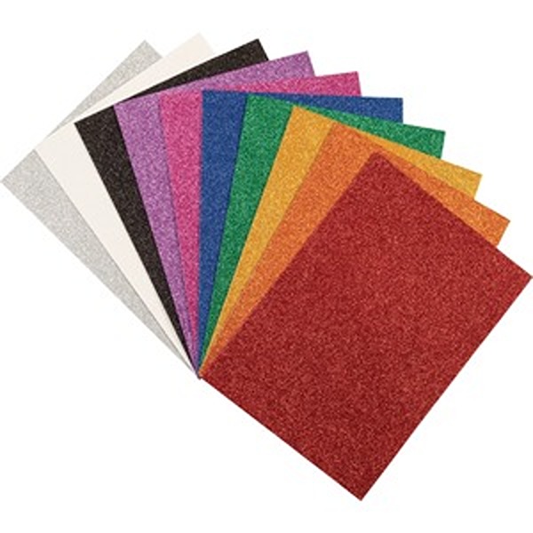 PACAC4344 11 in. Wonderfoam Glitter Sheet