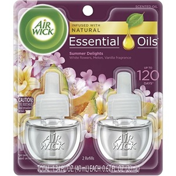 RAC91112 Scented Oil Summer Delights Warmer Refill, Pack of 2 -  Air Wick