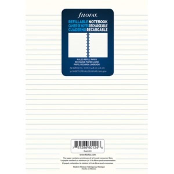 REDB152008U A5 Notebook Refill -  Filofax