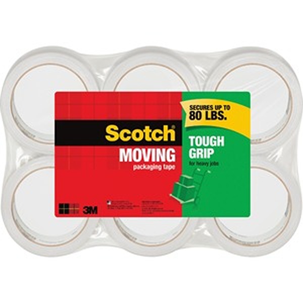 Moving Packaging Tape, Pack of 6