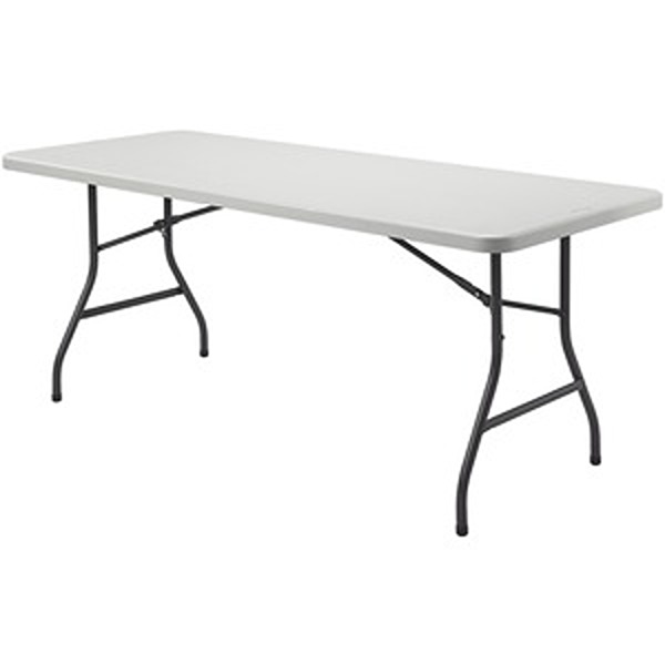 LLR66655 72 x 30 in. Gray Blow-Molded Table