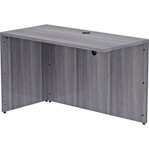 LLR69554 48 x 24 in. Weathered Charcoal Desk Return Shell