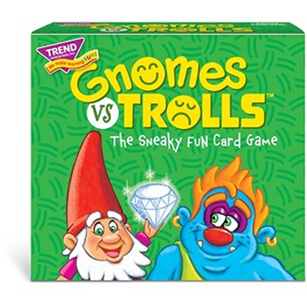 Gnomes Vs Trolls Three Corner Card Game, Green