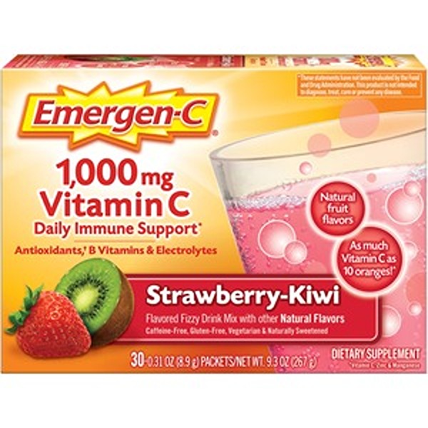 Picture of Emergen-C GKC30319 Strawberry & Kiwi Powder&#44; Pack of 30