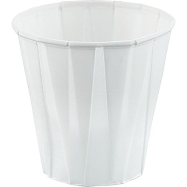 Solo Cup SCC4502050 3.5 oz Pleated Paper Cup, Pack of 100