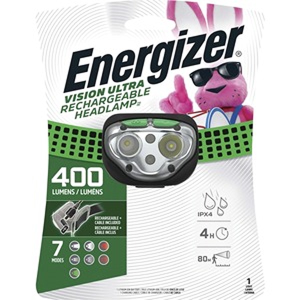 EVEENHDFRLP Ultra HD Rechargeable Headlight, Green -  Energizer