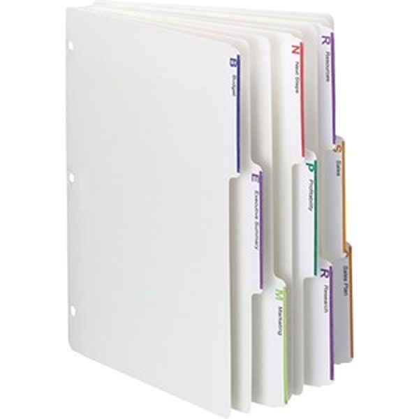3-ring 1 to 3 Index Dividers
