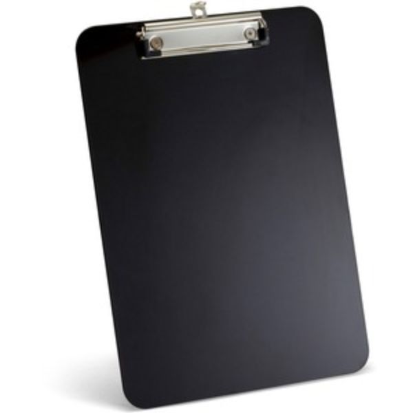 Plastic Recycle Magnetic Clipboard, Black