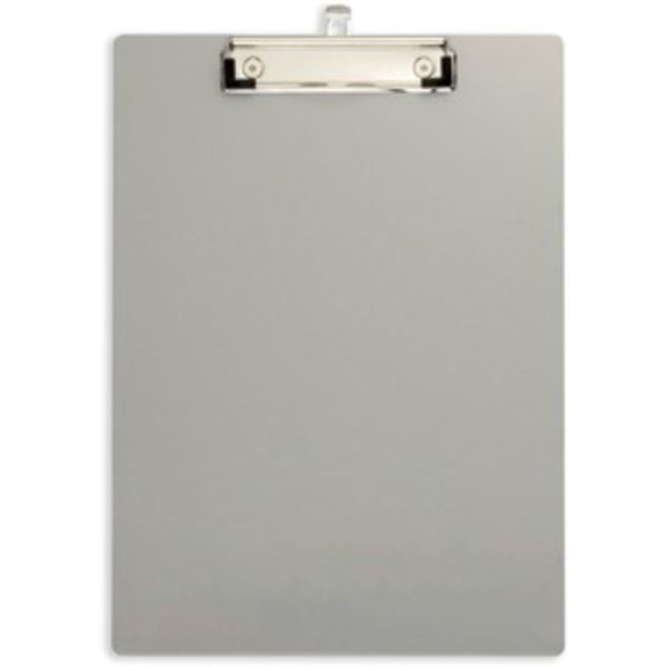Aluminum Magnetic Clipboard, Gray