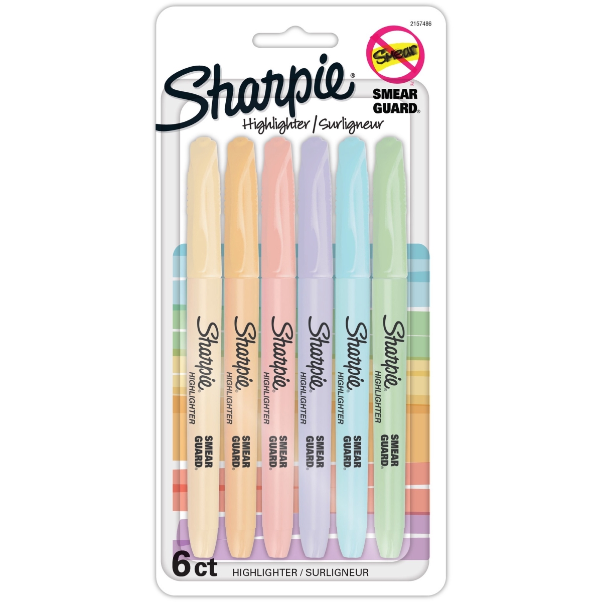 Sharpie SAN2157486 Dozen Point Style Highlighters, Assorted Color - 6 Count - Pack of 12