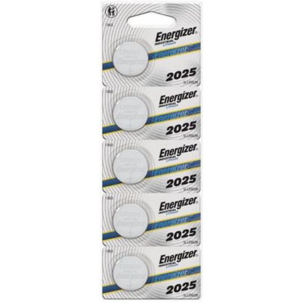 EVEECRN2025 3V Lithium Coin Cell Batteries, Pack of 5