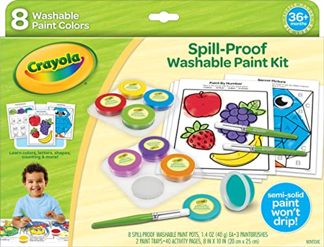 Spill Proof Washable Paint Set
