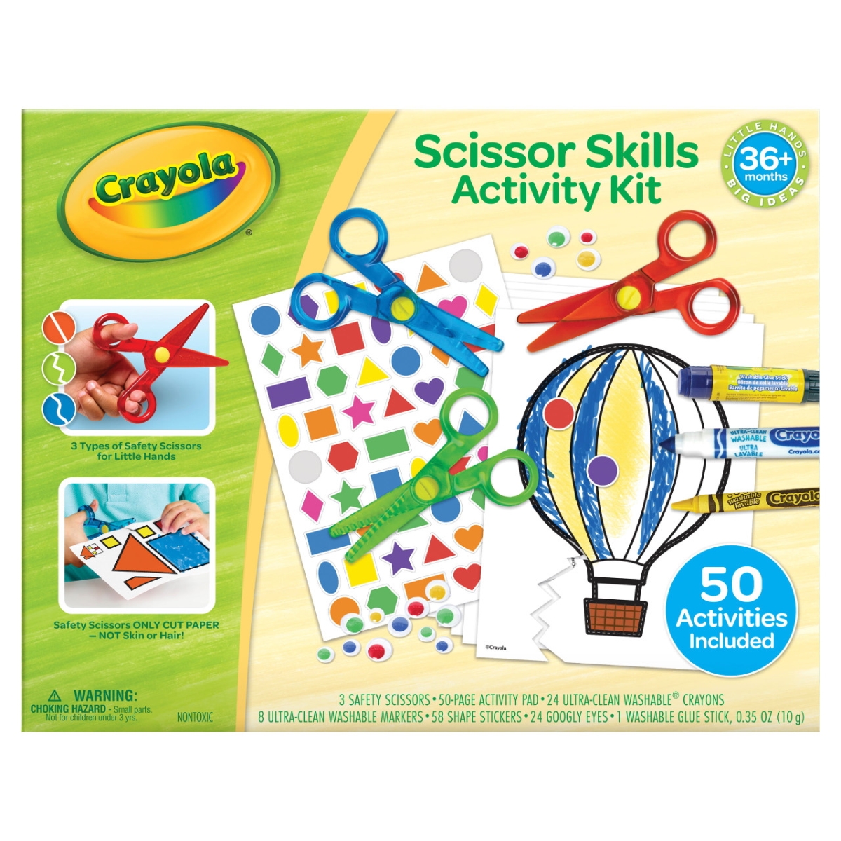 Kids Scissor Skills Activity Book Kit