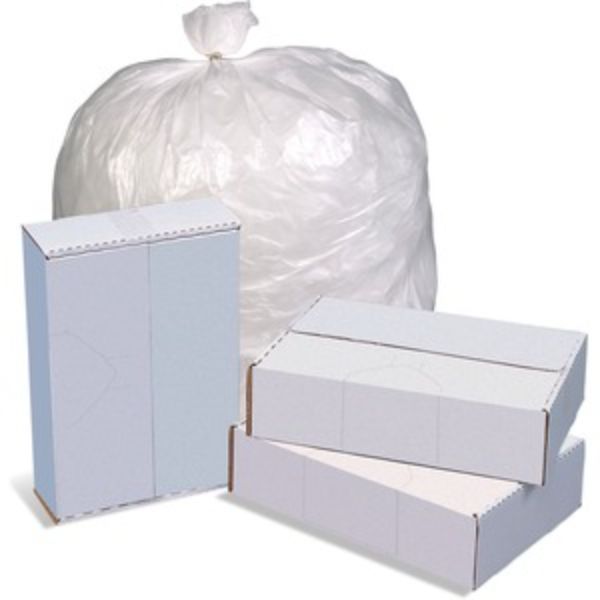 24 x 24 in. Resin Everyday  High-Density Can Liners - 10 gal Capacity - 0.20 mil 5 Micron Thickness - Natural - Pack of 1000