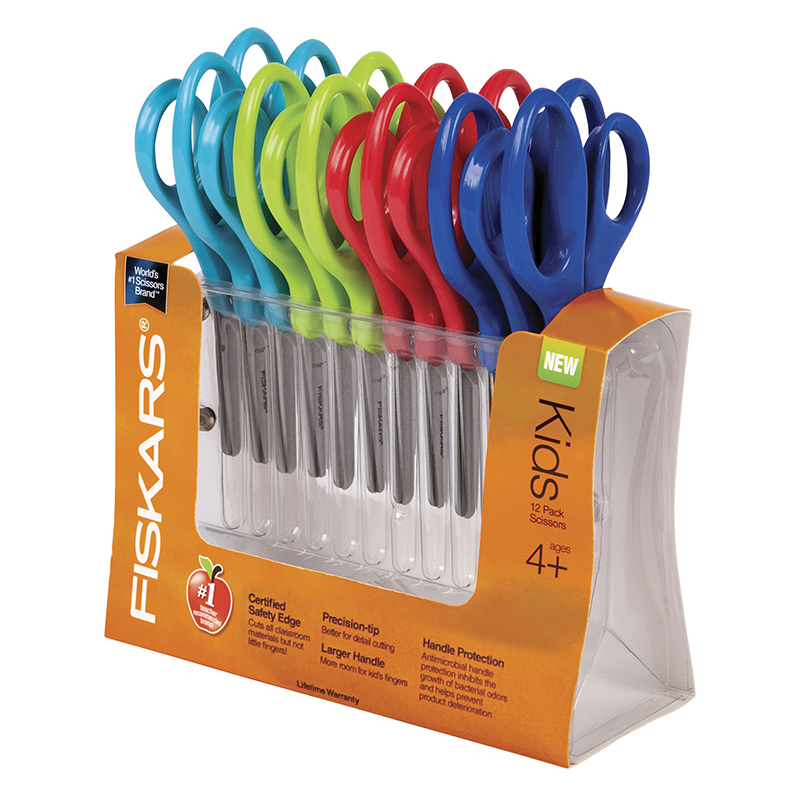 Picture of Fiskars FSK1067002 5 in. Classpack Pointed Scissors - Pack of 12