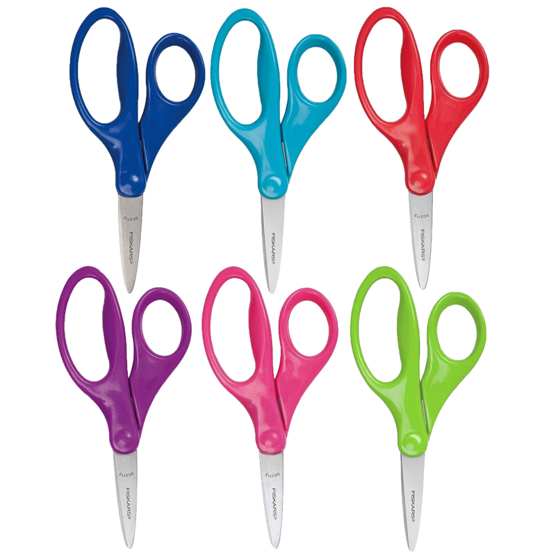 Picture of Fiskars FSK1067052 5 in. Kids Pointed Scissors, Assorted Color