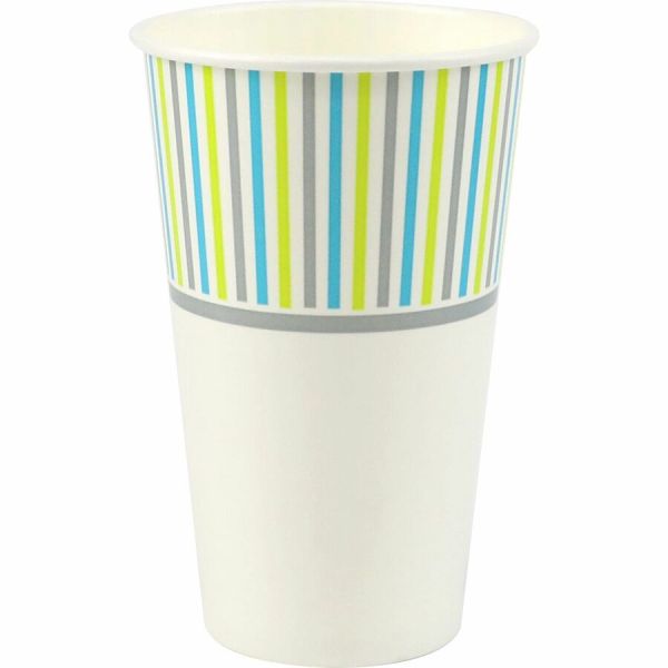 16 oz Cold Paper Cups, White - 50 per Pack - Pack of 20