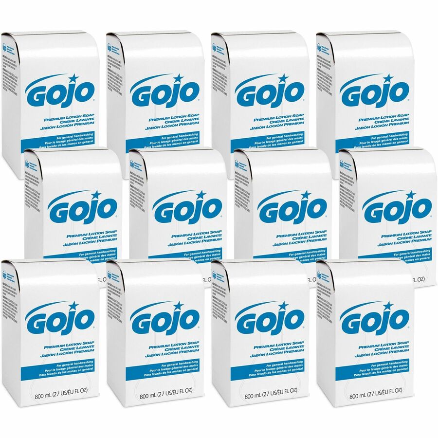 800 ml Premium Lotion Hand Soap Refills - 12 Count - Pack of 12
