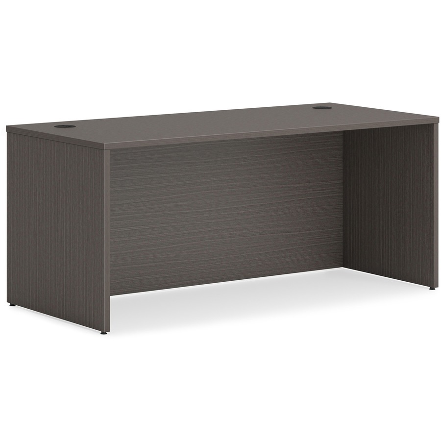 72 in. Mod Desk Component, Slate Teak Laminate