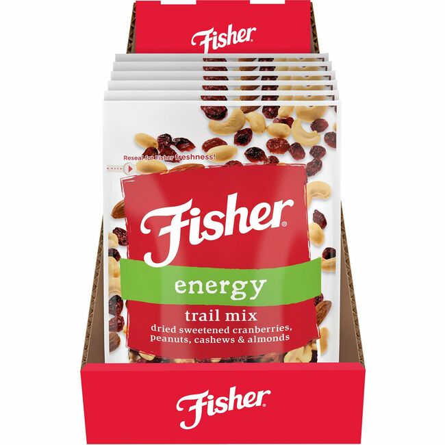 Picture of John B. Sanfilippo & Son JBSP27070 3.5 oz Fisher Energy Trail Mix - 6 Count - Pack of 6