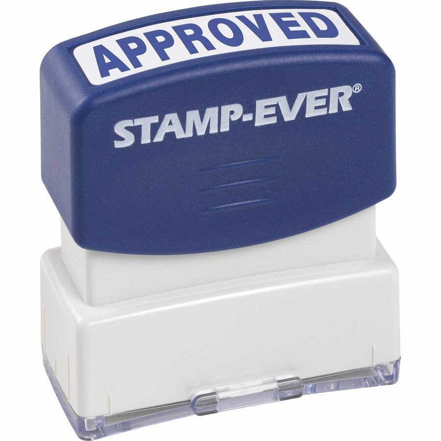 Pre-inked APPROVED Message Stamp - Message Stamp - APPROVED - 0.56in Impression Width x 1.69in