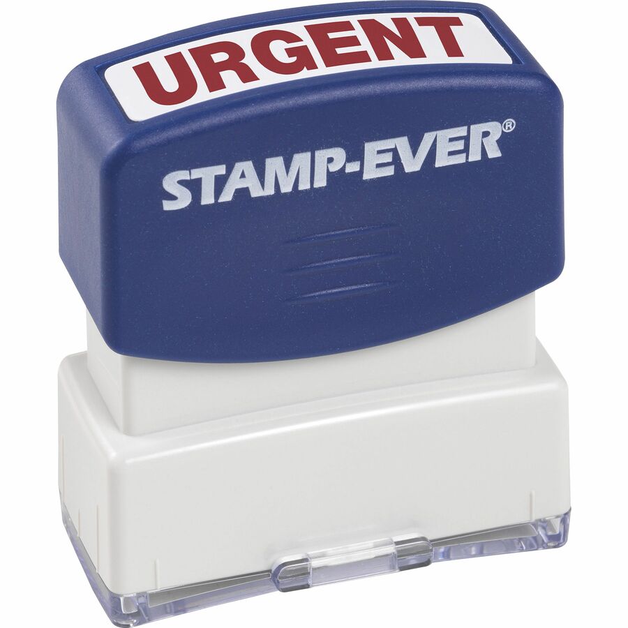 Pre-inked URGENT Message Stamp - Message Stamp - URGENT - 0.56in Impression Width x 1.69in