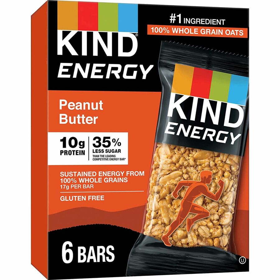 Picture of KIND Snacks KND28715 Kind Peanut Butter Energy Bars - Pack of 6