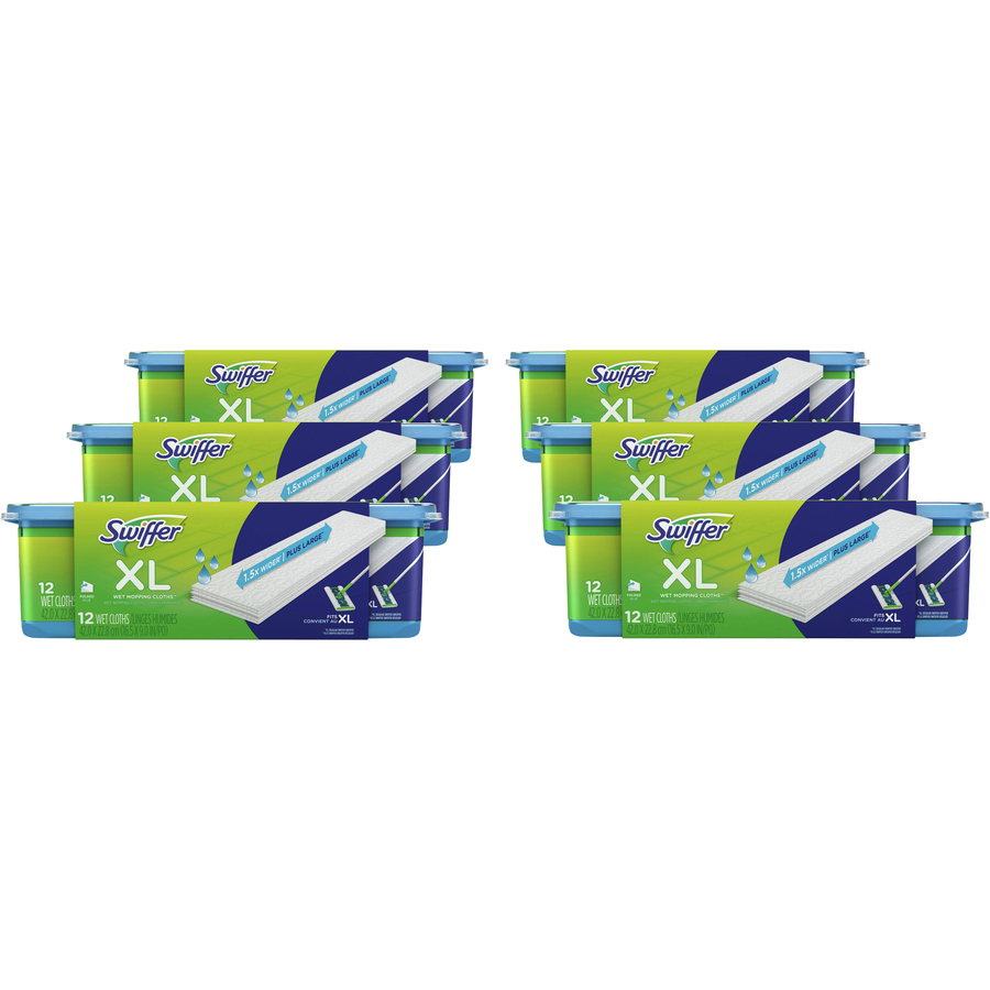 PGC74471CT Sweeper Wet Mopping Pads - Extra Large - Pack of 6