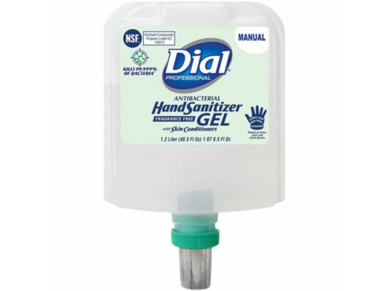 Picture of Dial DIA19711 1.2 L Hand Sanitizer Gel Refill&#44; Clear - Pack of 3