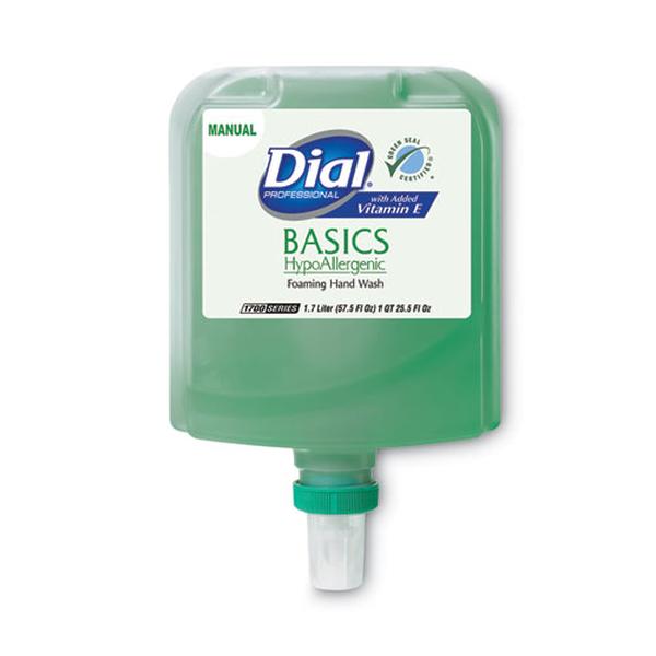 1.7 L Basics Hypoallergenic Foaming Hand Wash Refill for Dial 1700 Dispenser, Honeysuckle with Vitamin E - Green -  Clean Choice, CL3760258