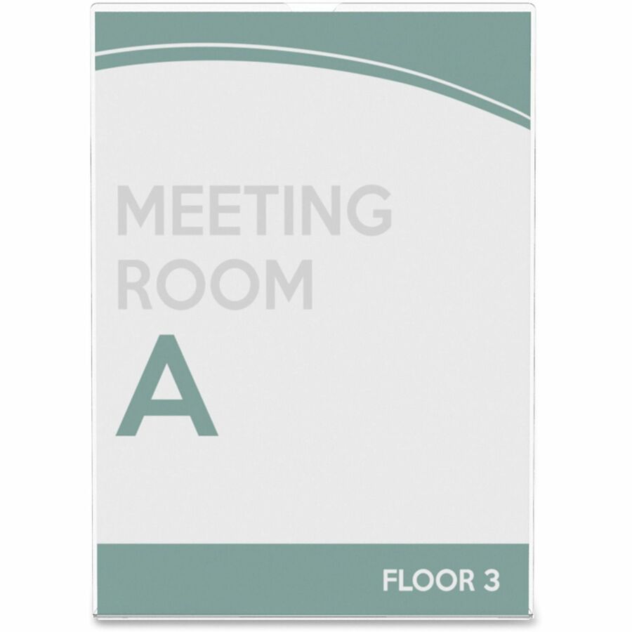 Superior Image Slanted Sign Holders - Pack of 12