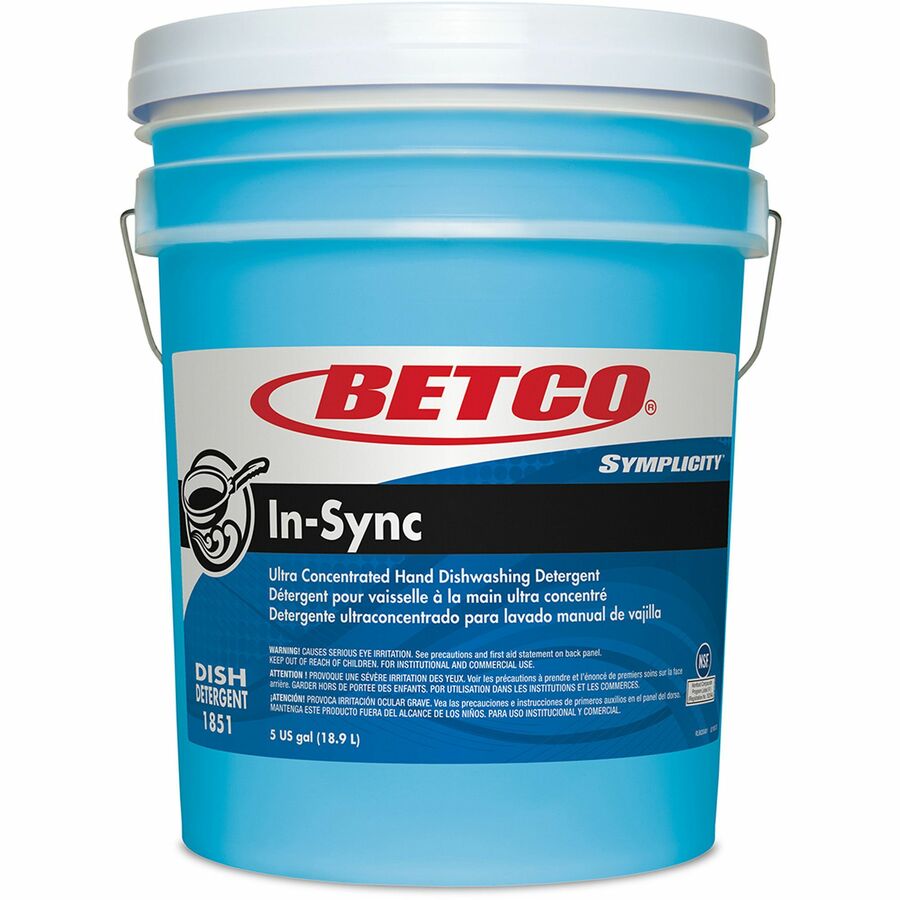 BET18510500 5 gal In-Sync Dishwashing Liquid Detergent -  BETCO