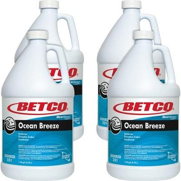 Picture of Betco BET2310400CT Concentrated Liquid Deodorizer&#44; Turquoise - Pack of 4