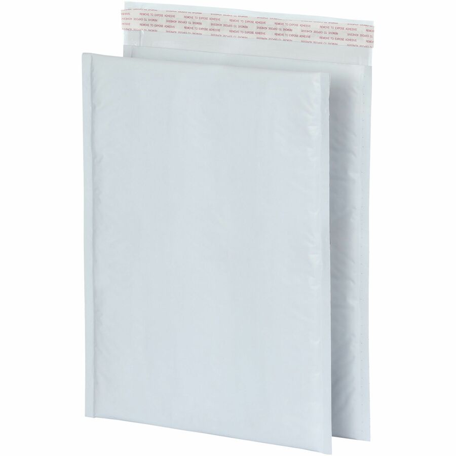 10.5 x 15 Poly Bubble Mailers, White - 25 per Box - Pack of 25