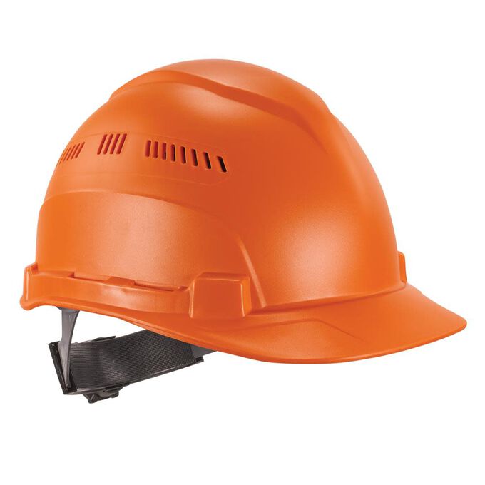 EGO60270 Lightweight Cap Style Vented Class C Hard Hat, Orange
