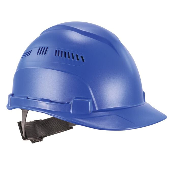 EGO60271 Lightweight Cap Style Vented Class C Hard Hat, Blue