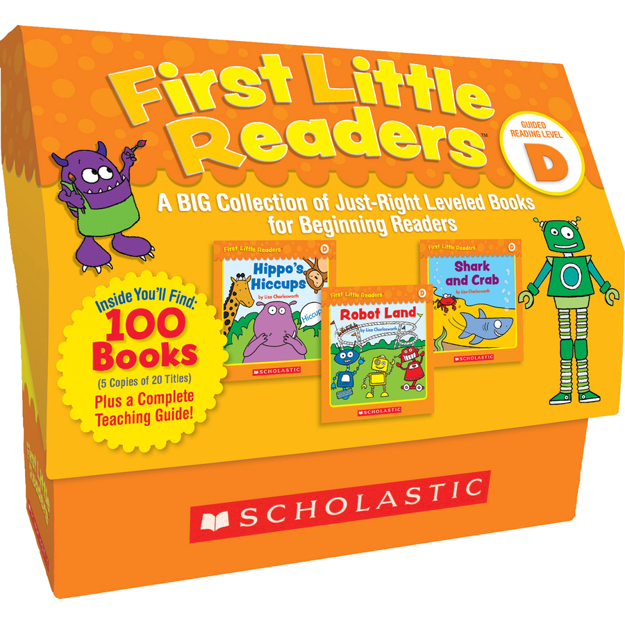 Scholastic SHS1338111469 First Little Readers Books Set Printed Book - Level D