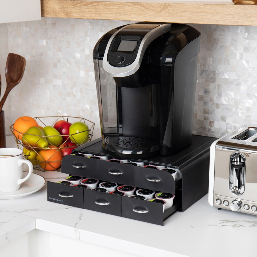 Mind Reader Products  2 Tire Anchor Coffee Pod Organizer, Black