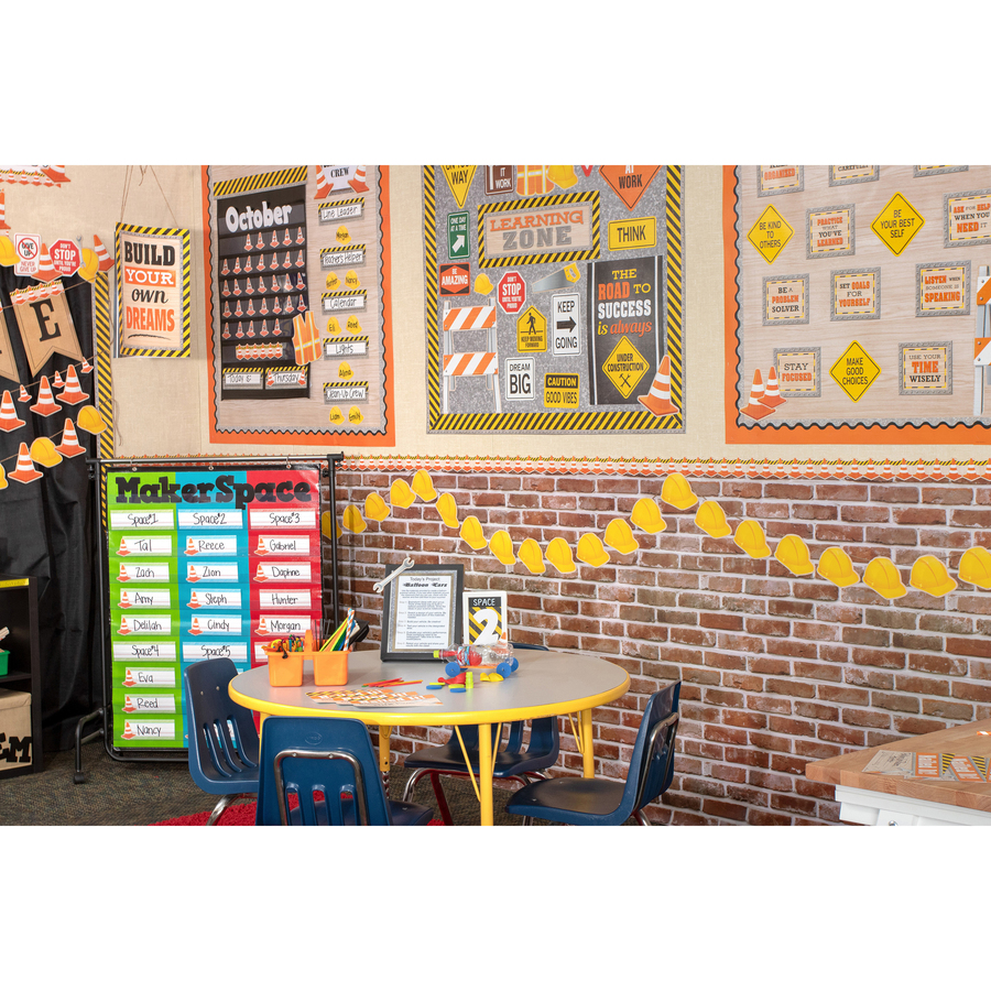 12 ft. x 48 in. Bulletin Board Roll, Red Brick