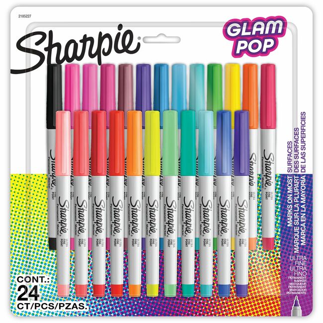 Sharpie SAN2185227 Ultrafine Glamp Marker, Pack of 24
