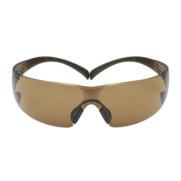 Picture of 3M MMMSF405SGAFB Anti-Fog Lens Safety Glasses&#44; Black & Light Brown