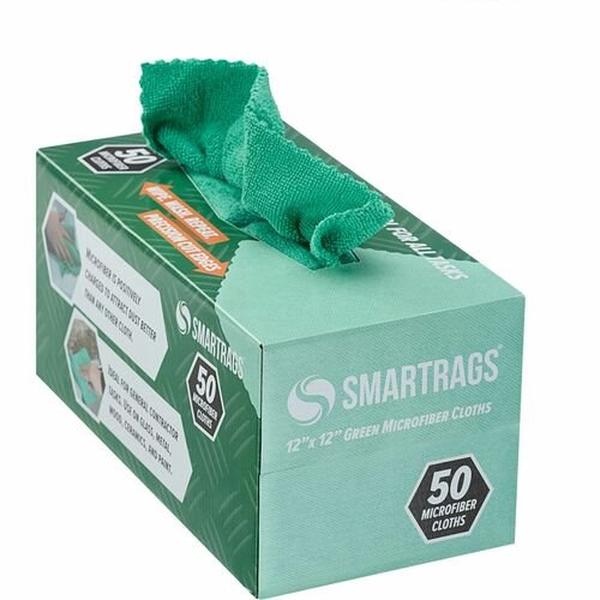 MONM950G 12 x 12 in. Microfiber Cloth, Green - Pack of 50