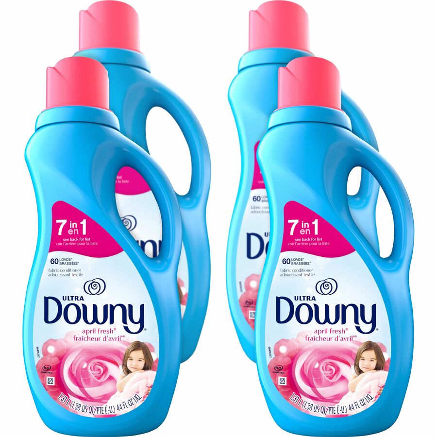 PGC10033CT 44 fl oz April Fresh Downy Ultra Fabric Conditioner, Light Blue - Pack of 6