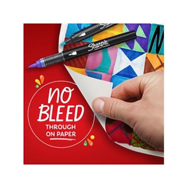 Sharpie SAN2196904 Brush-Create Marker, 5 Cout