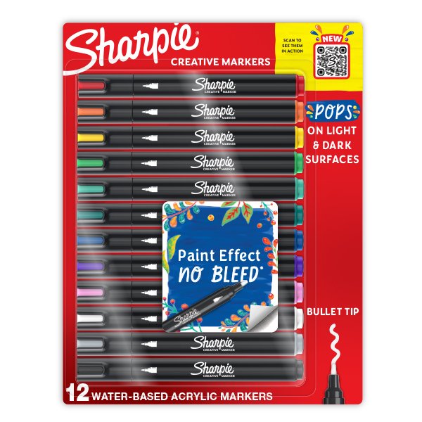 Sharpie SAN2196905 Bull Create Marker, 12 Count