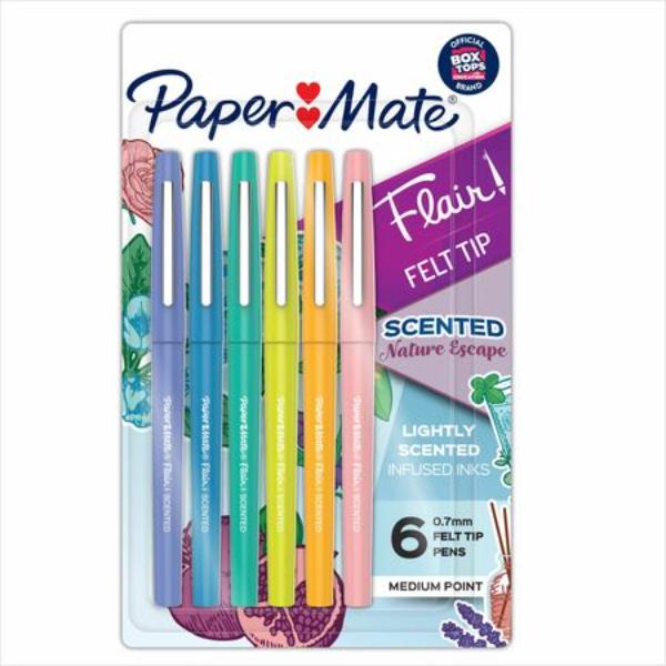 PAP2178578 Assorted Flair Scented Pens, 6 Count